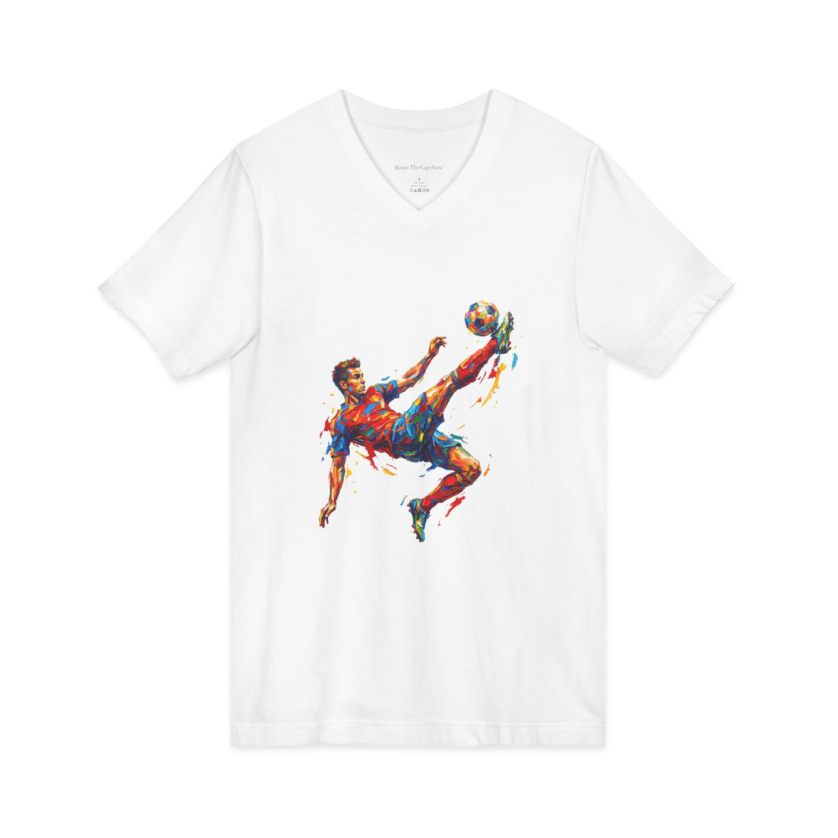 Bicycle Kick V-Neck T-Shirt