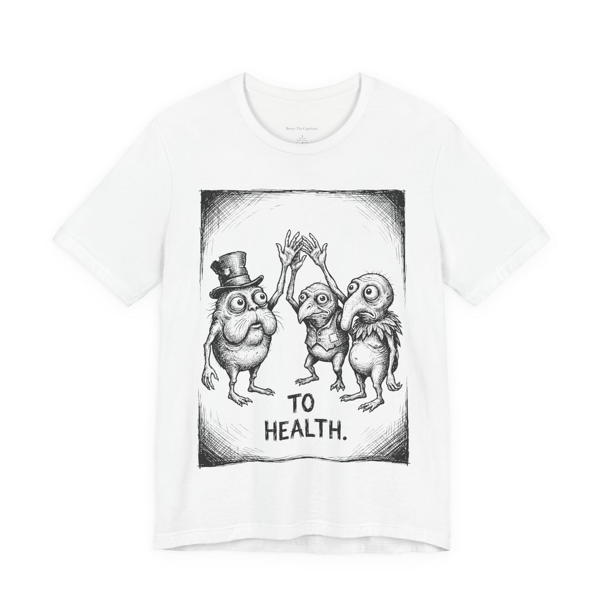A Questionable Toast Round Neck T-Shirt