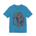 Wild Garden Elephant Round Neck T-Shirt