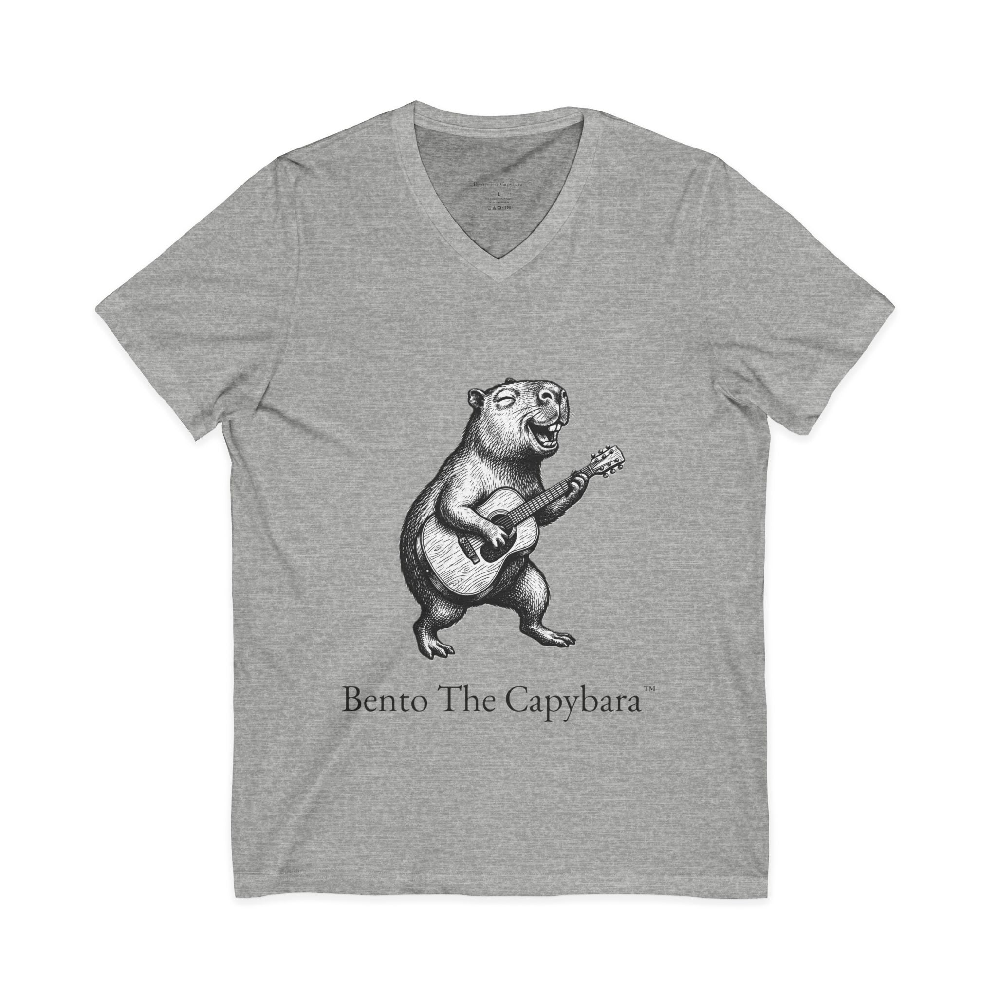 Bento The Capybara V-Neck T-Shirt