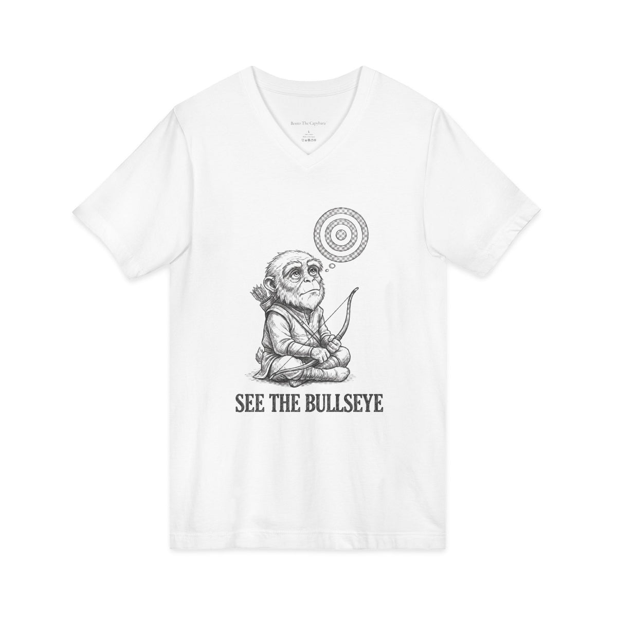 See the Bullseye V-Neck T-Shirt