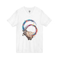 Ibex in Color — Unisex V-Neck Graphic T-Shirt