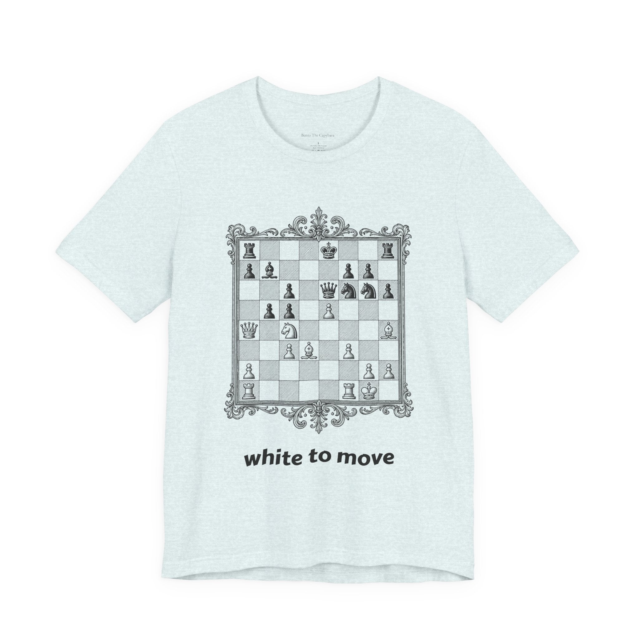 Sacrifice or Silence? Unisex Chess T-Shirt — Front & Back Print