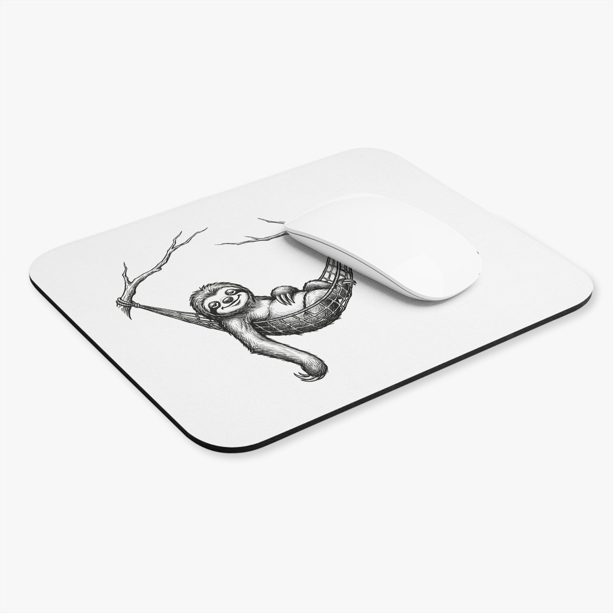 Don’t Stress, Do Less Sloth Mouse Pad