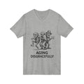 Aging Disgracefully V-Neck T-Shirt