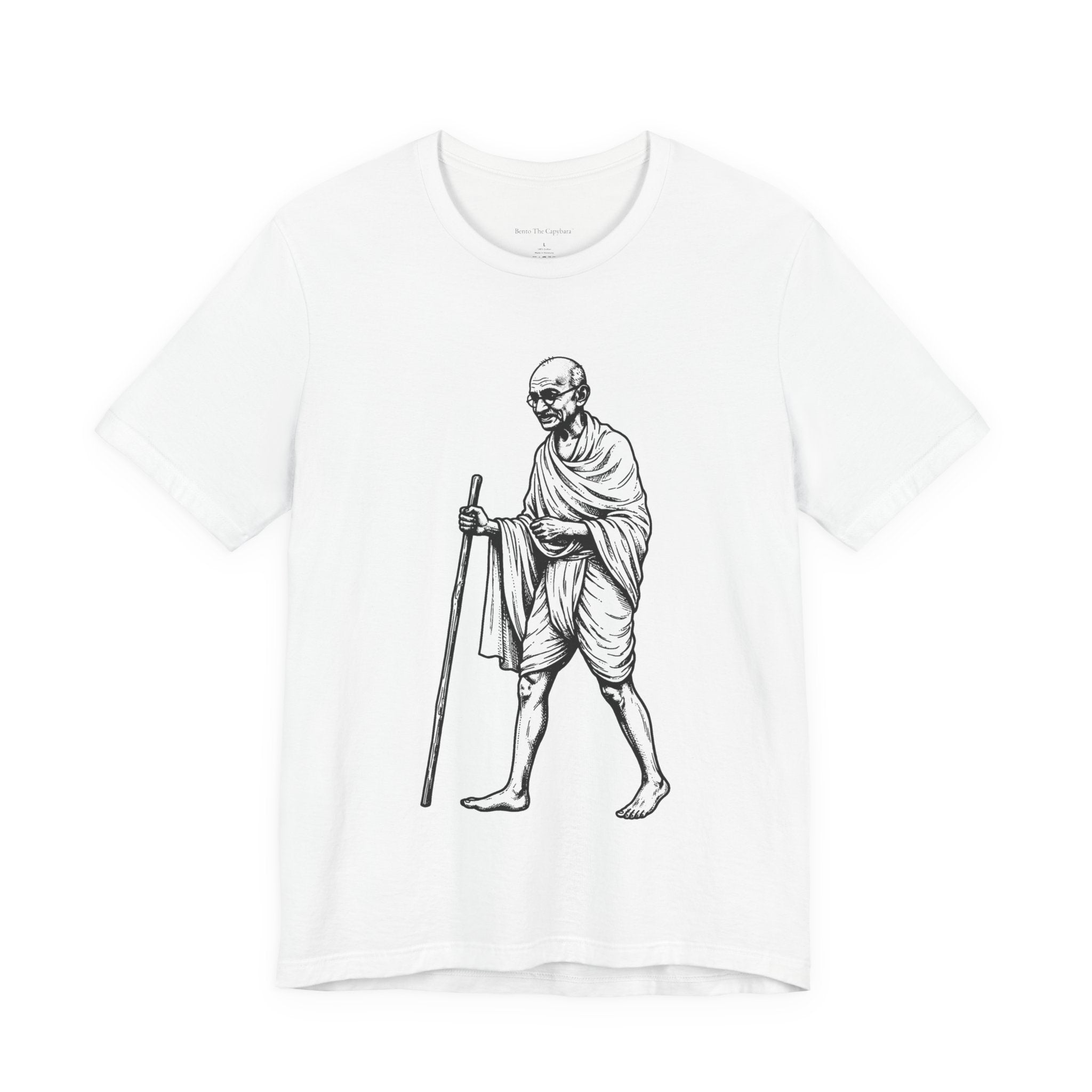 Be The Change You Want To See in The World - Round Neck Tee