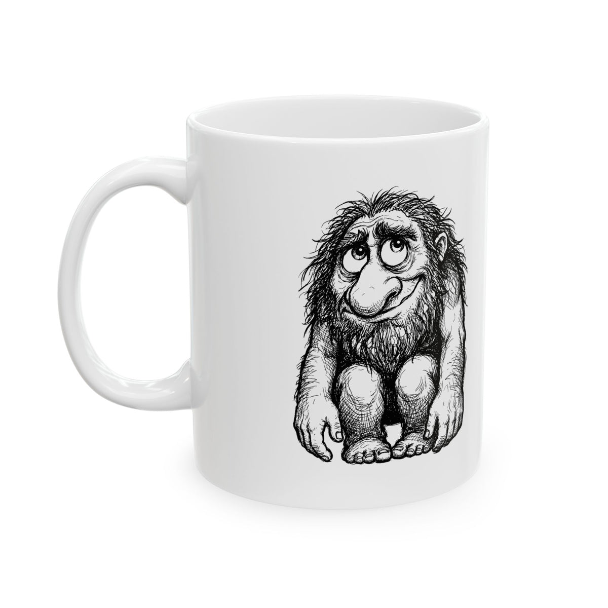 Hopeful Caveman Ceramic Mug – 11 oz