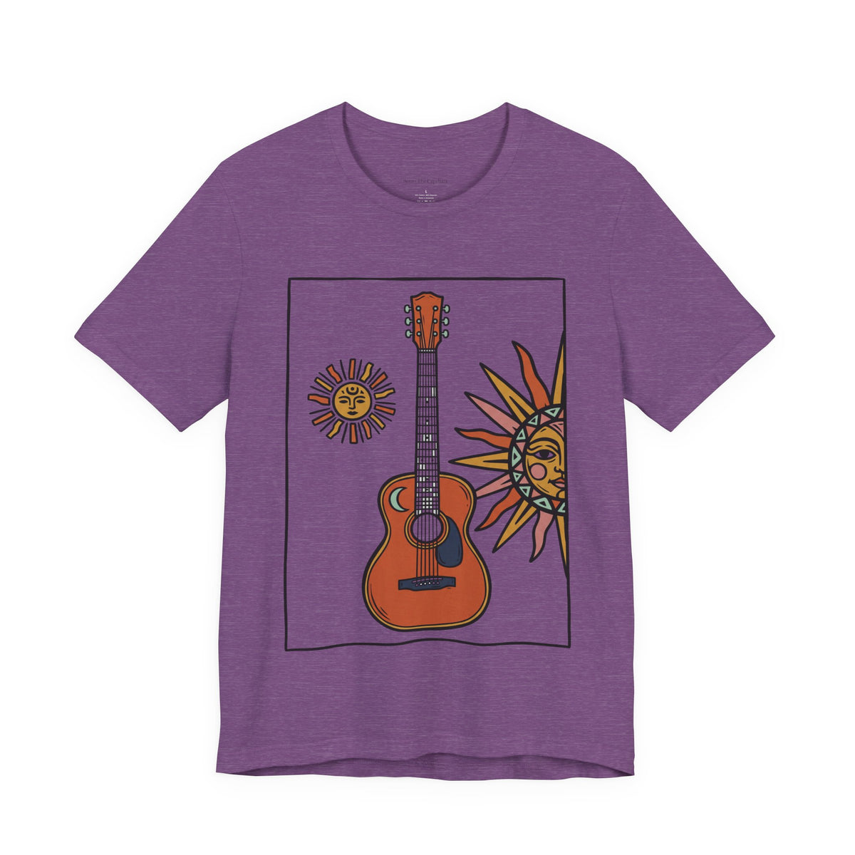 Solar Strings — Unisex Graphic Round Neck T-Shirt