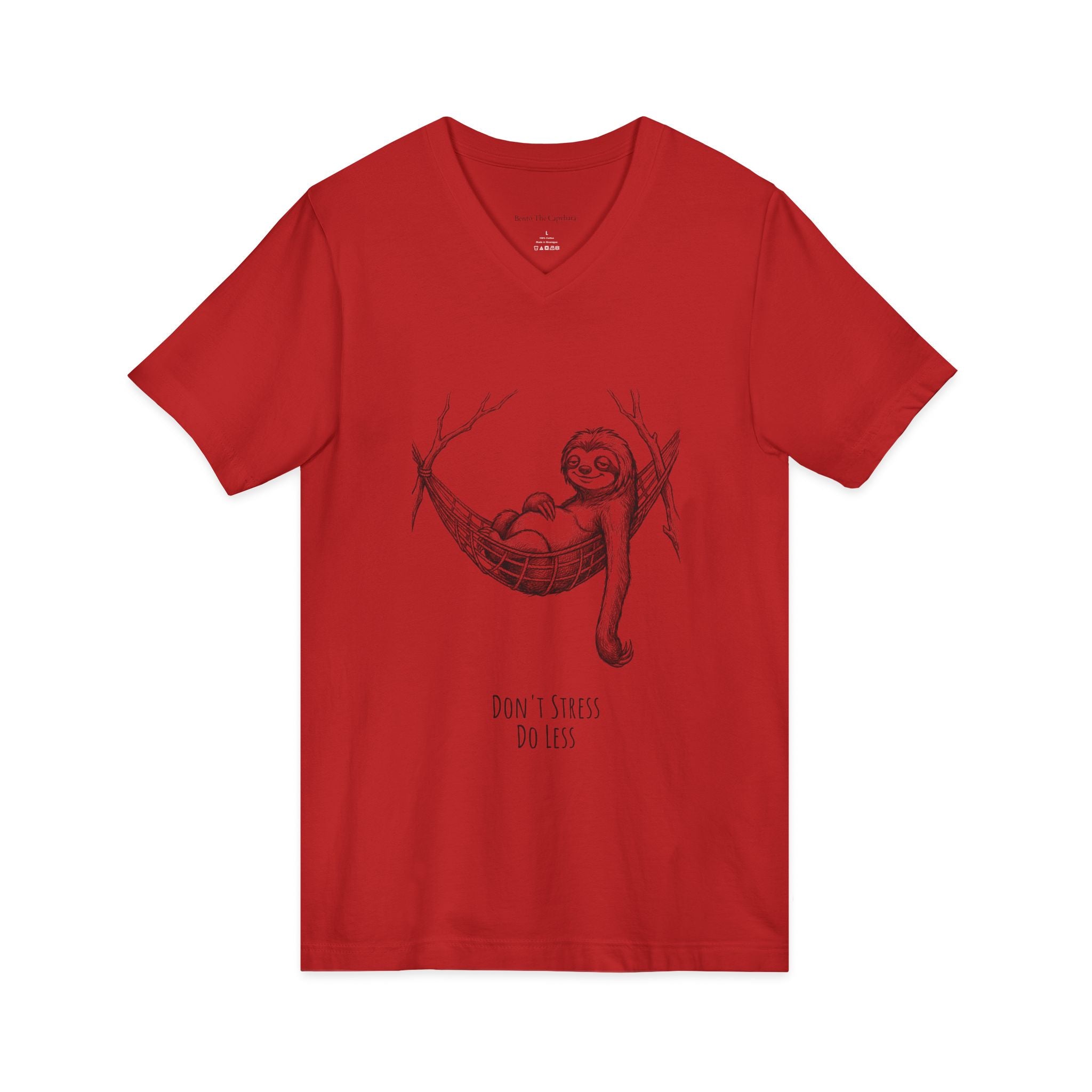 Don't Stress. Do Less. UNISEX V Neck