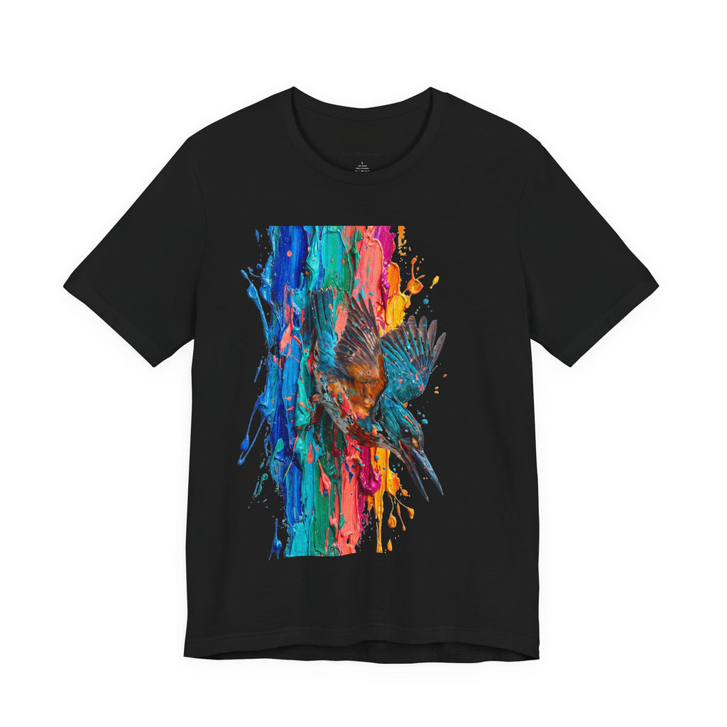 Kingfisher Dive Round Neck T-Shirt