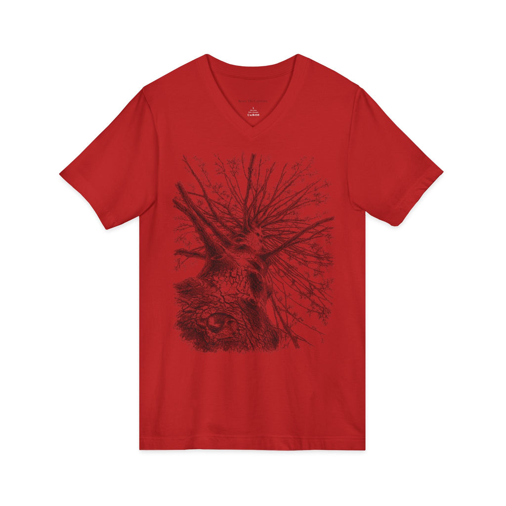 Rough Terrain Deep Roots Women's V-Neck T-Shirt