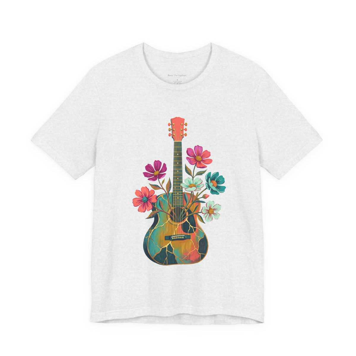 Blooming Chords — Unisex Round Neck Graphic T-Shirt