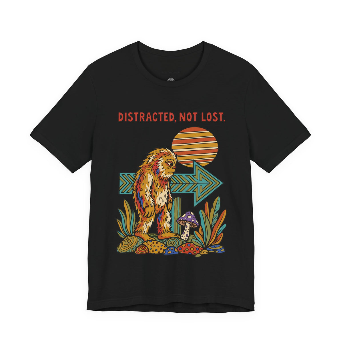 Distracted UNISEX Round Neck T-Shirt