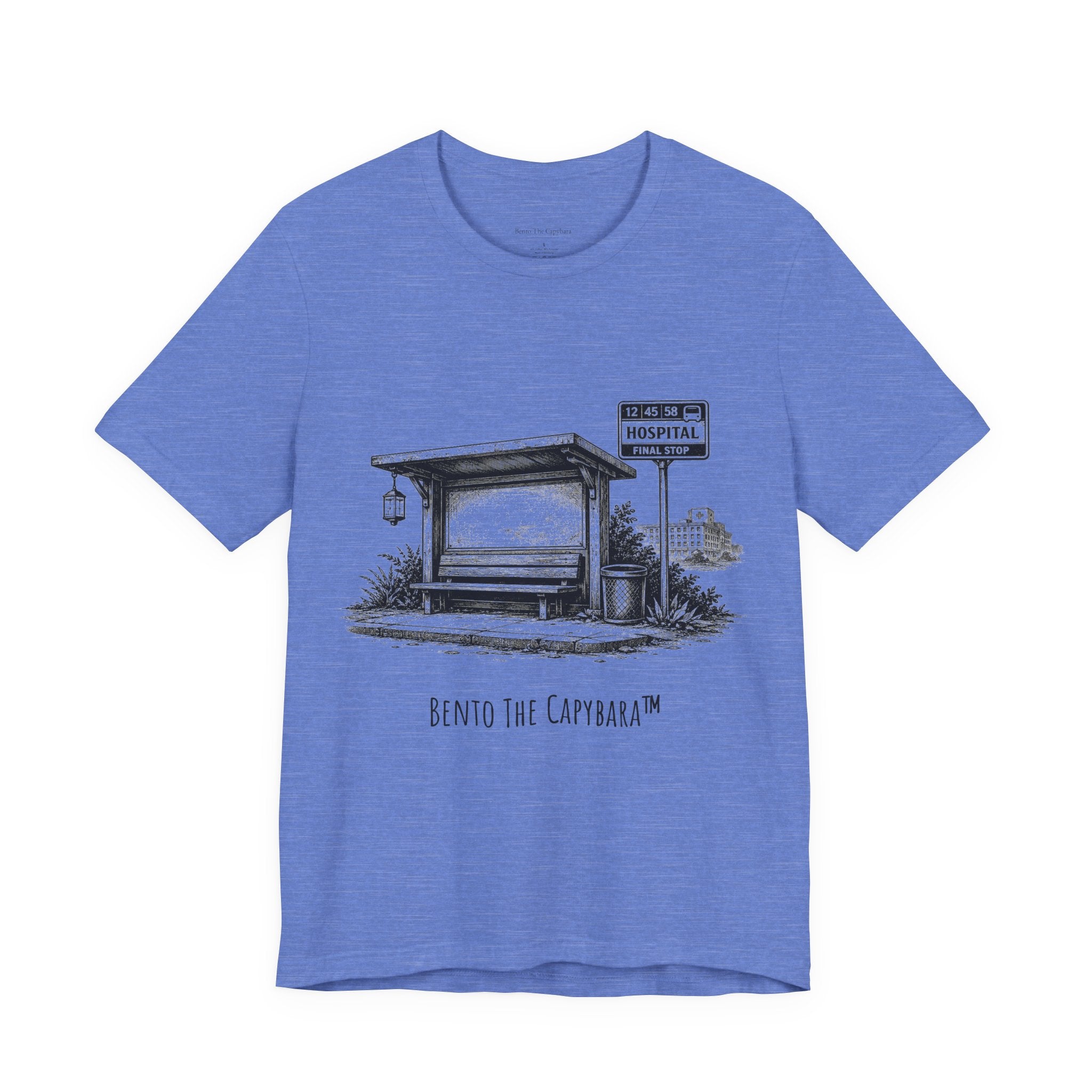Light Shirt Dark Humor – Final Stop Hospital Tee