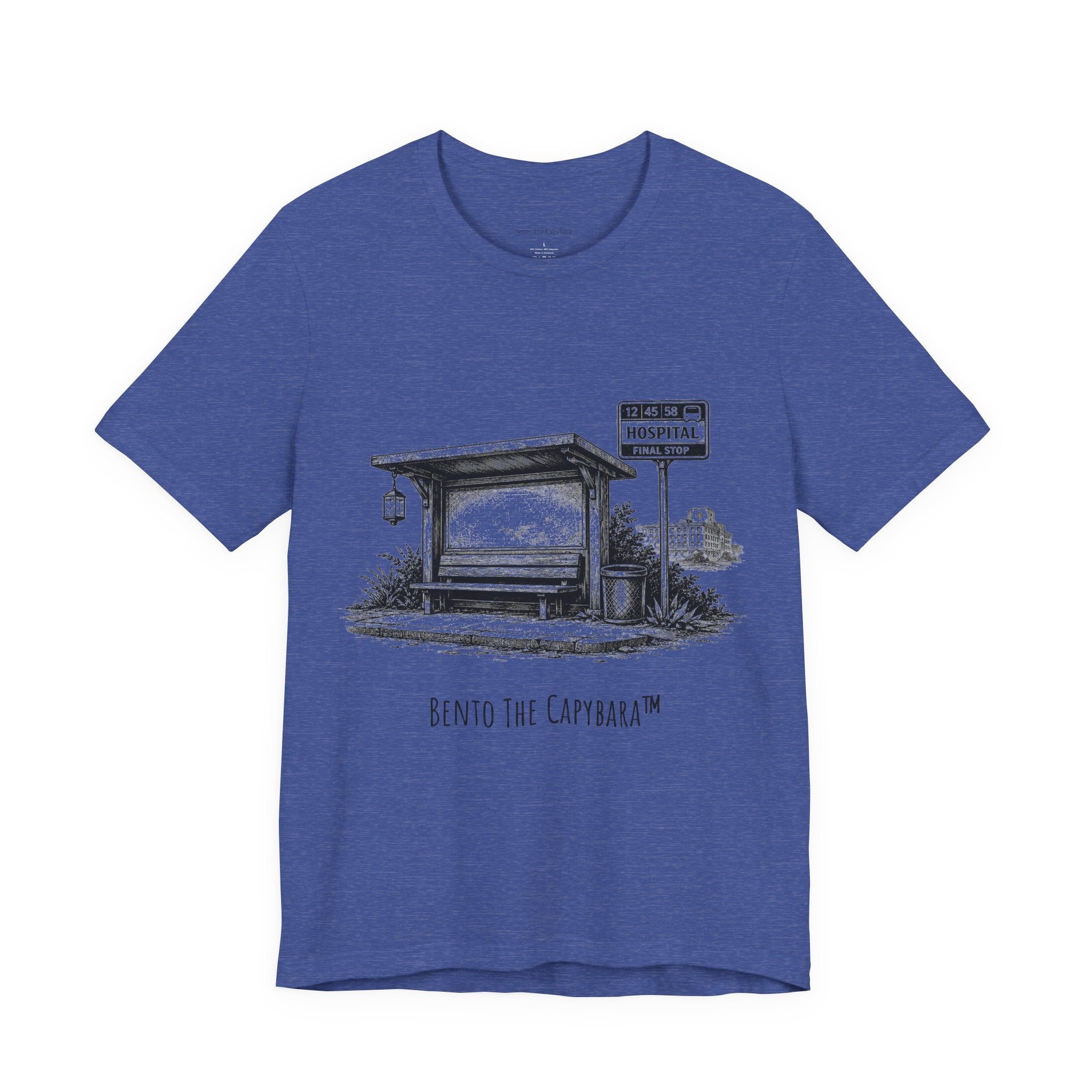 Light Shirt Dark Humor – Final Stop Hospital Tee