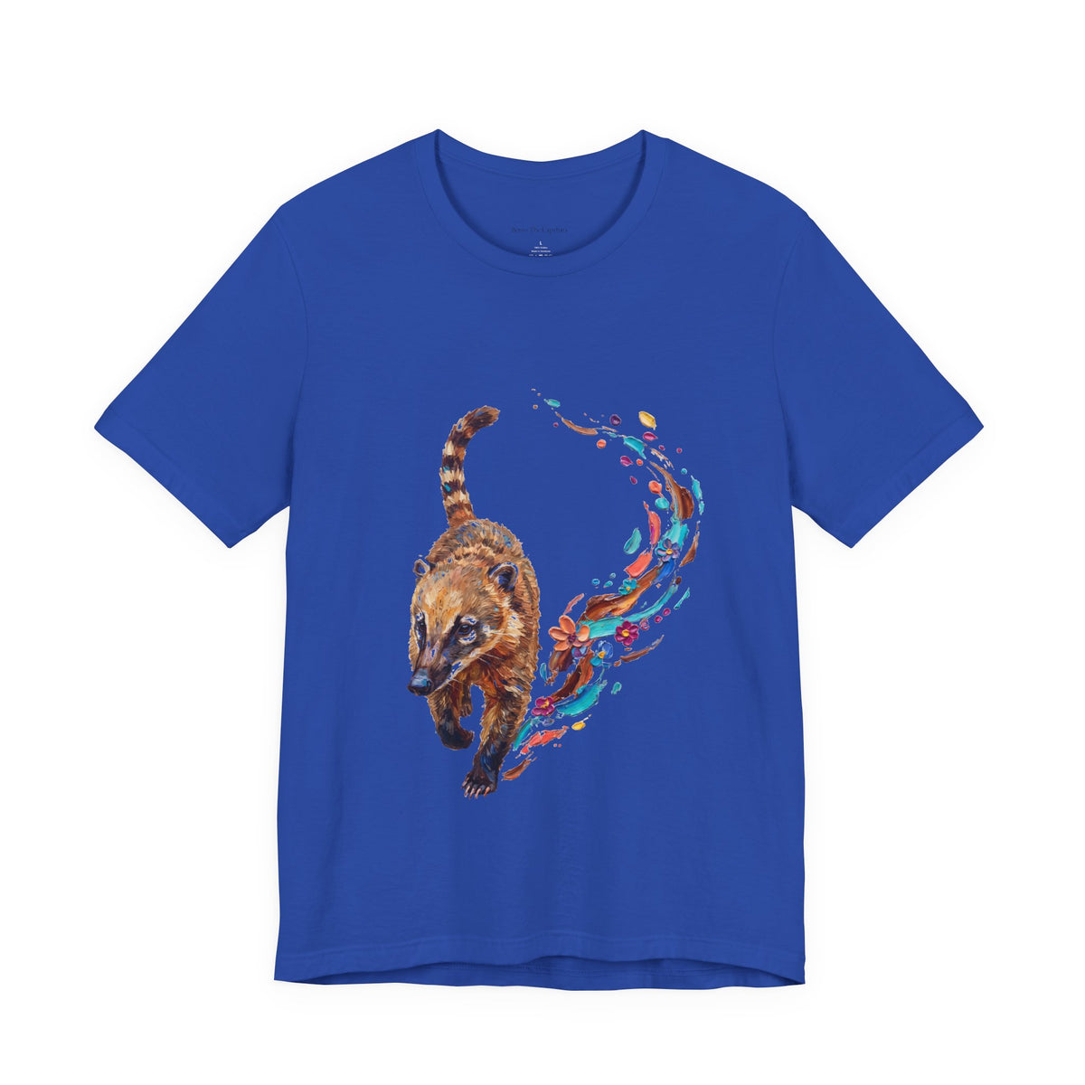 Coati in Motion Round Neck T-Shirt