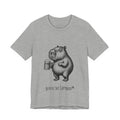 Happy Hour Capybara Men's T-Shirt Round Neck
