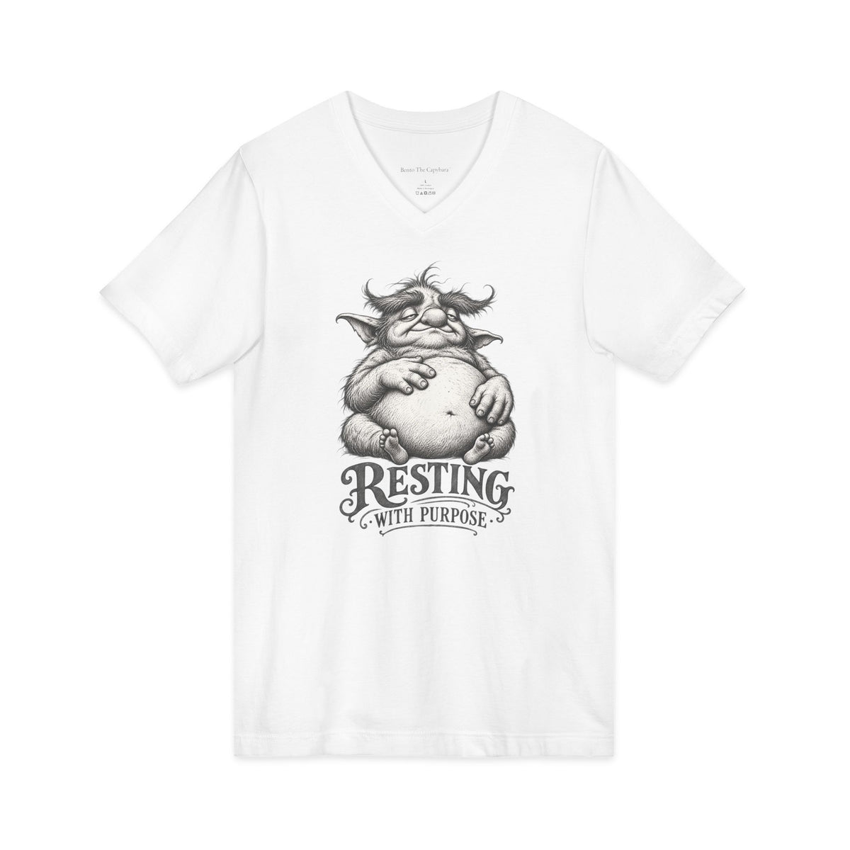 Resting With Purpose V-Neck T-Shirt