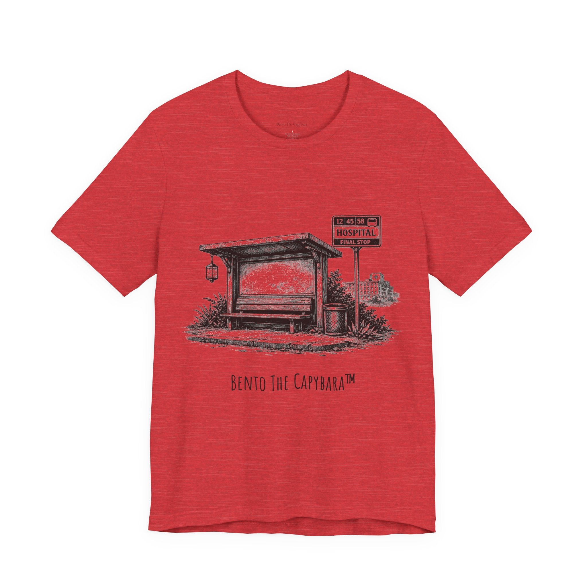 Light Shirt Dark Humor – Final Stop Hospital Tee