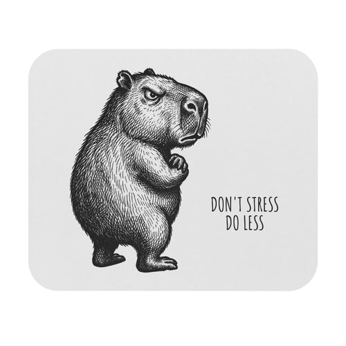 Bento The Capybara State of Mind Mouse Pad – Pale Gray