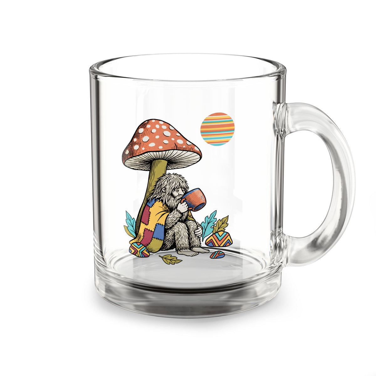 Mushroom Break – 10 oz Glass Coffee Mug