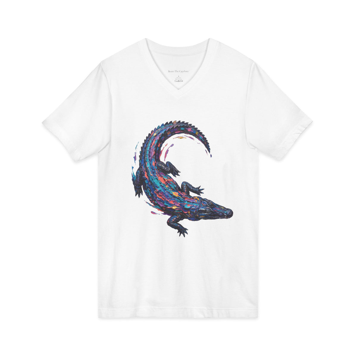 Crocodile Arc V-Neck T-Shirt