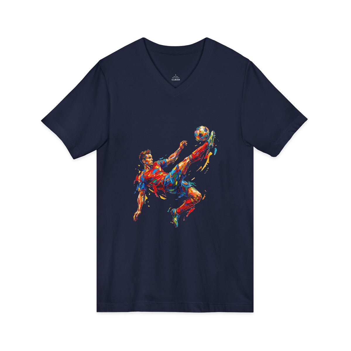 Bicycle Kick V-Neck T-Shirt