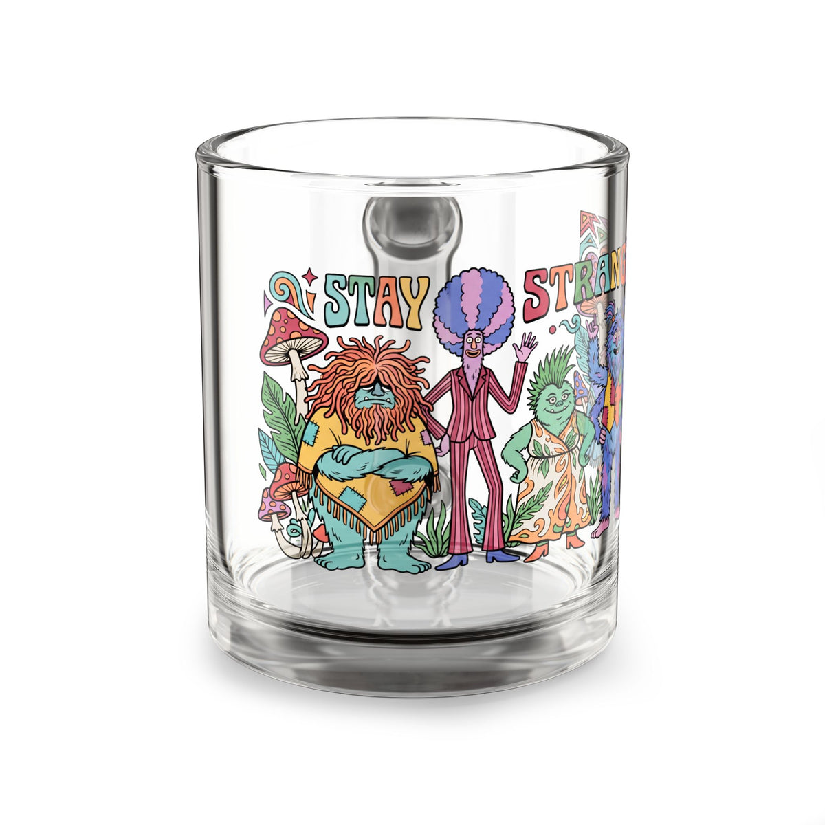 Stay Strange – 10 oz Glass Coffee Mug