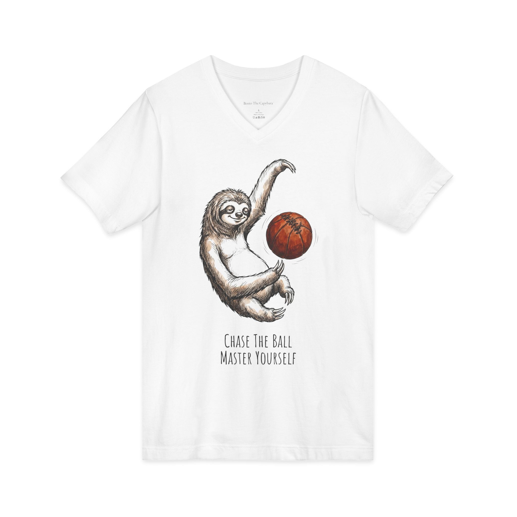 Chase The Ball Master Yourself - Men's T Shirt V Neck