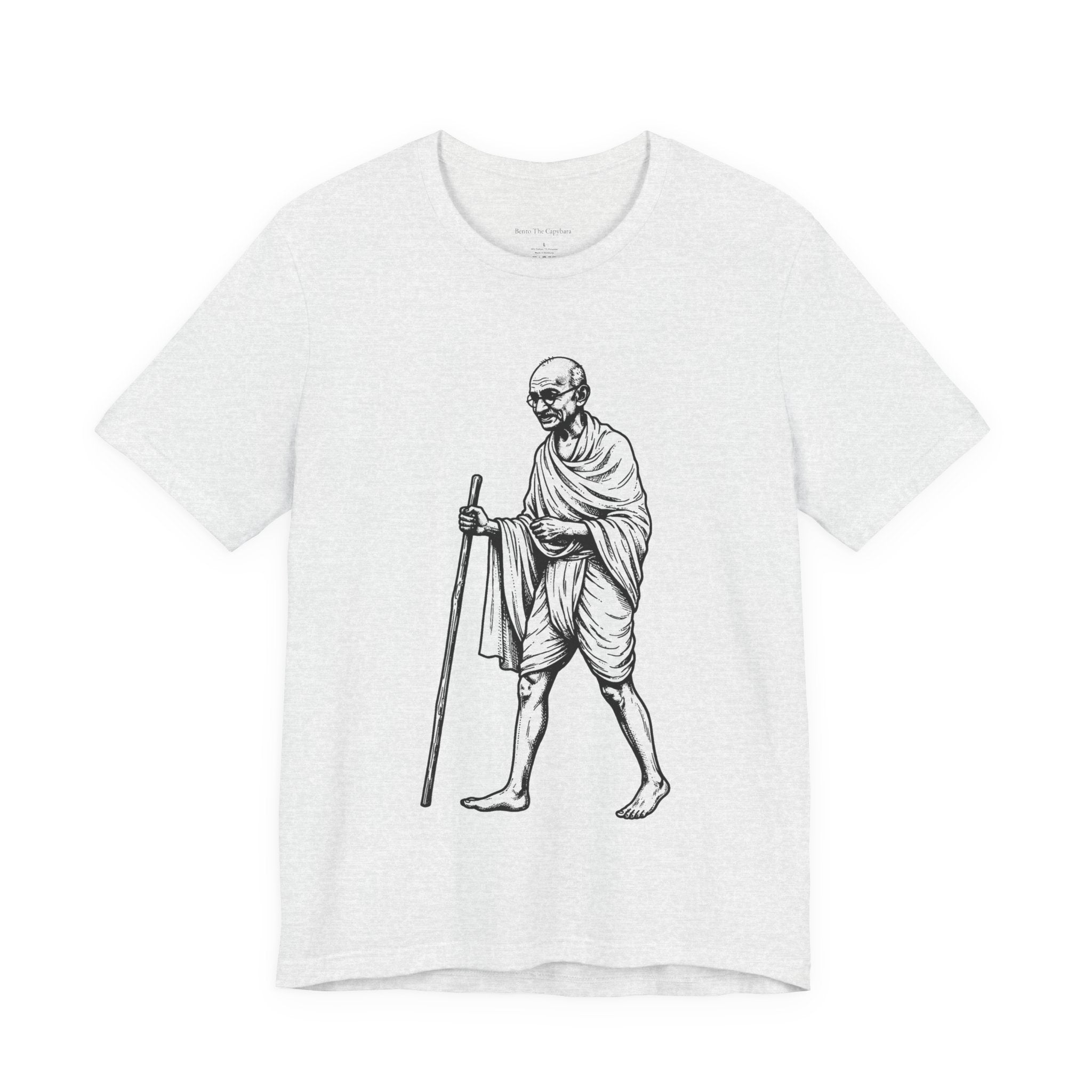 Be The Change You Want To See in The World - Round Neck Tee