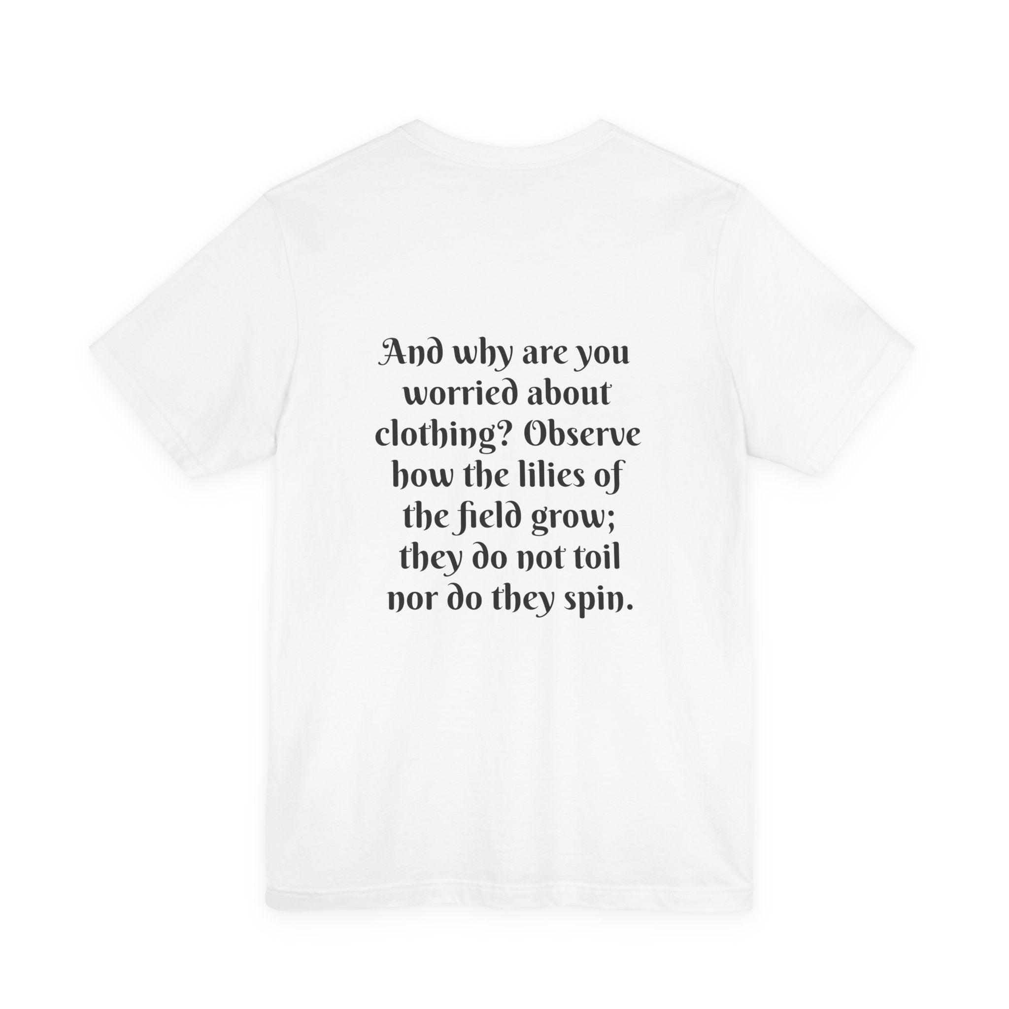 And Why Are You Worried About Clothing? Front & Back Print