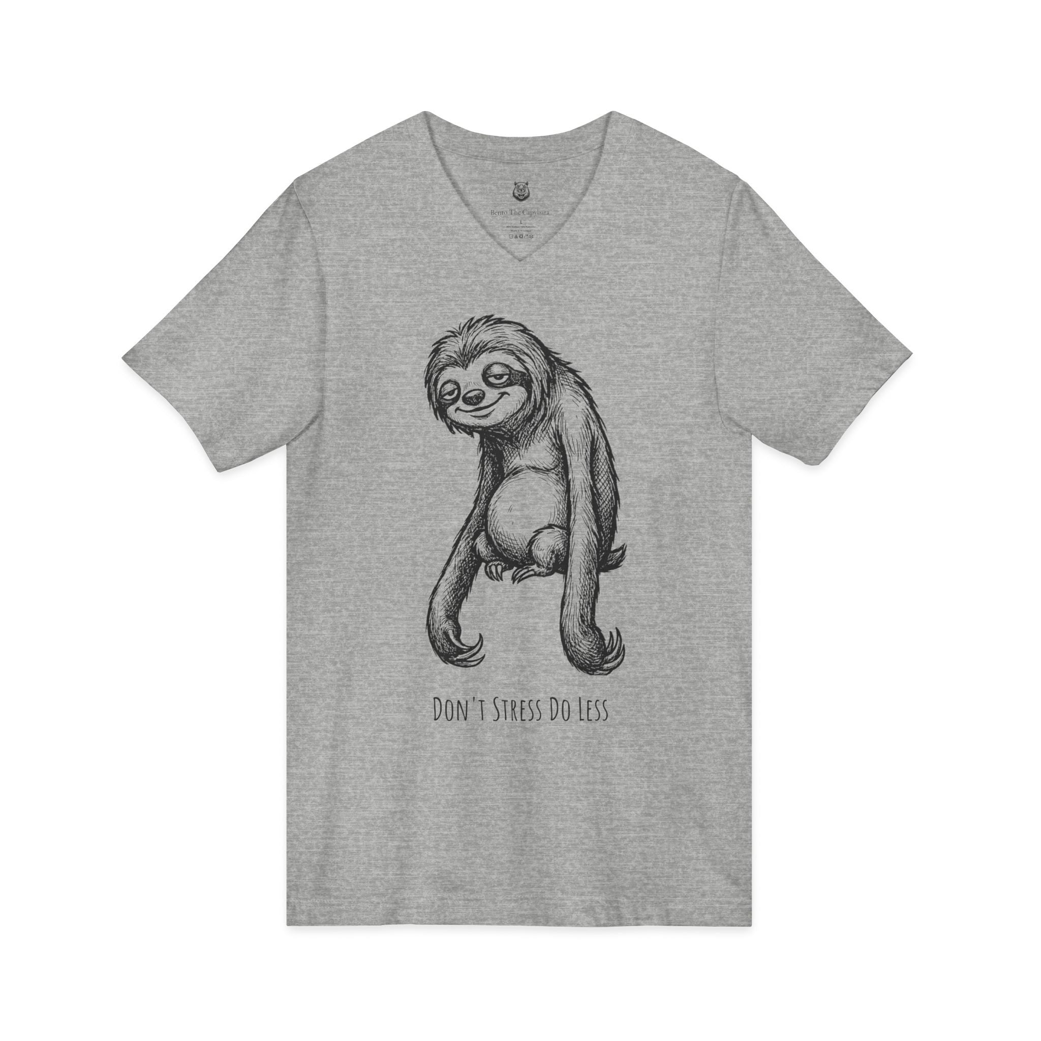 Don't Stress Unisex V-Neck T-Shirt