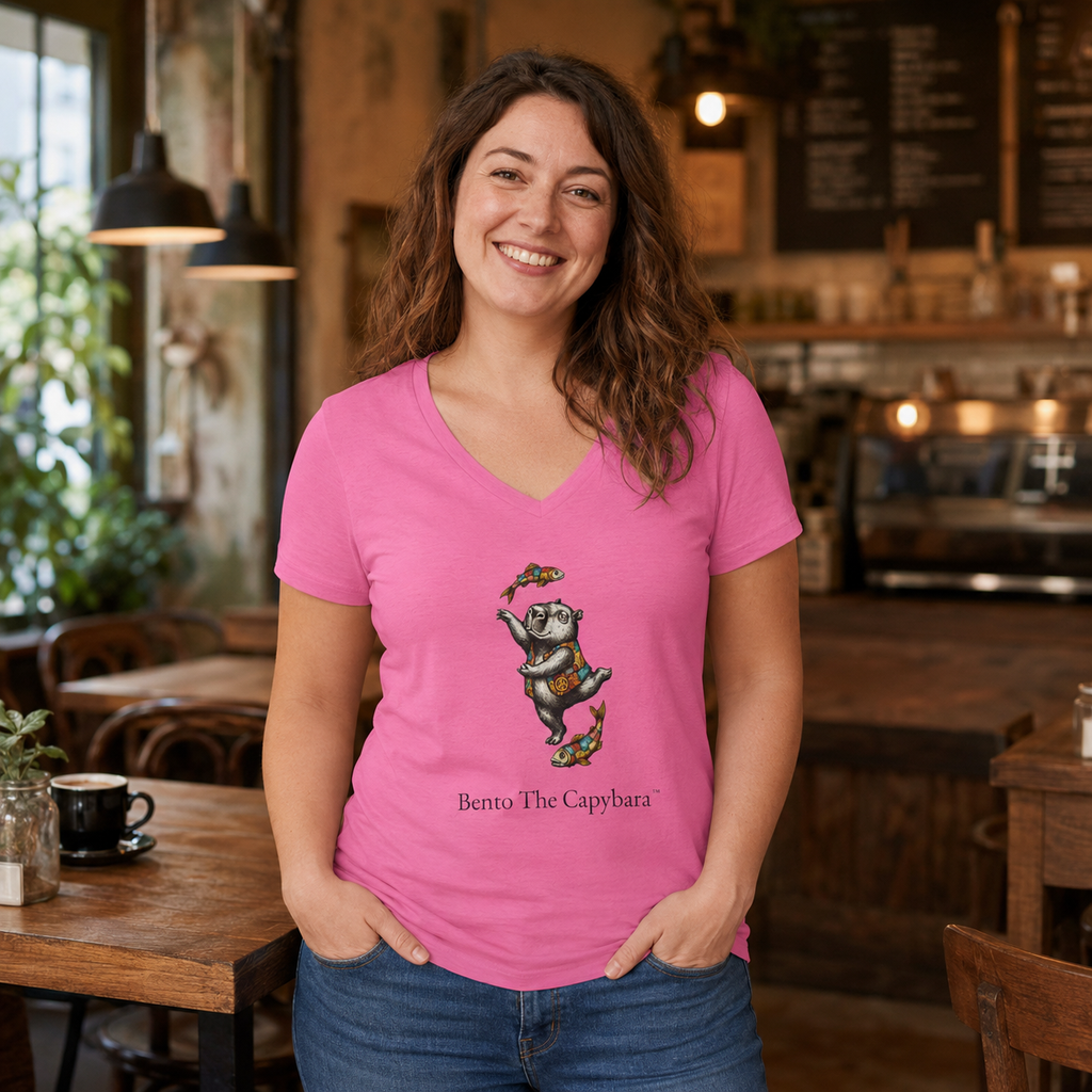 Capybara Cafe Koi Women's T-Shirt