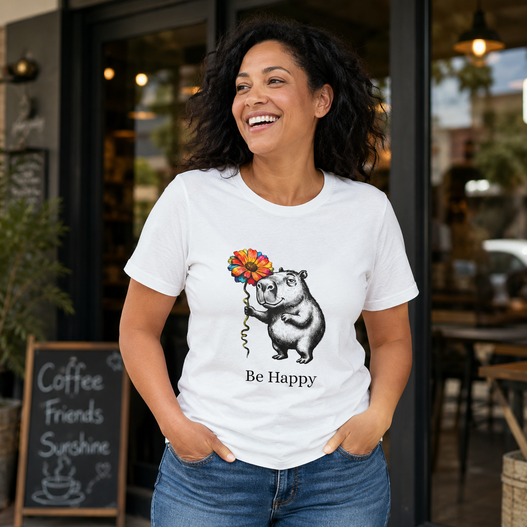 Be Happy Women's T Shirt