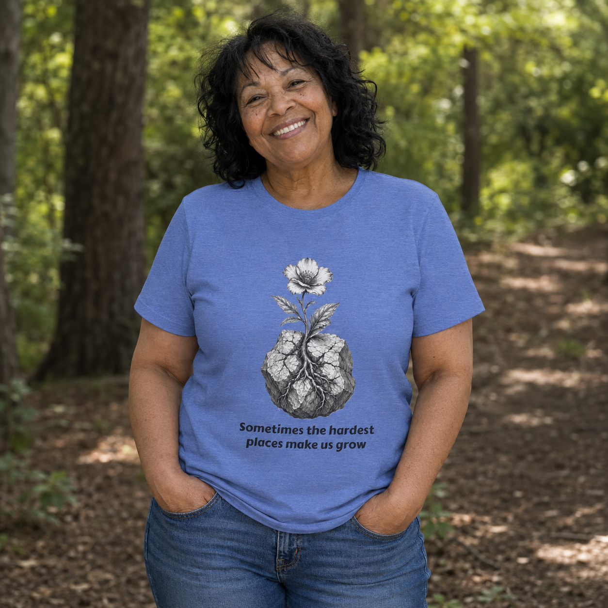 The Hardest Places Make Us Grow Women's T Shirt