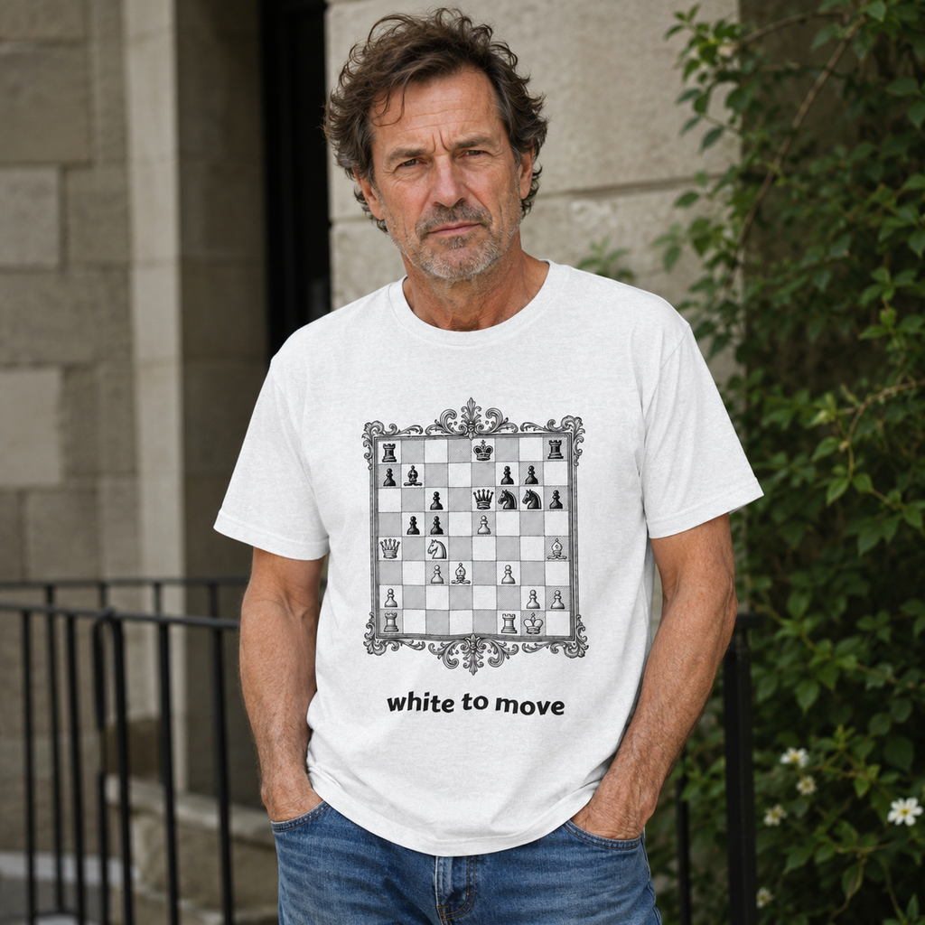 Sacrifice or Silence? Unisex Chess T-Shirt — Front & Back Print