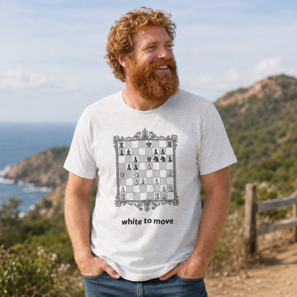 Sacrifice or Silence? Unisex Chess T-Shirt — Front & Back Print