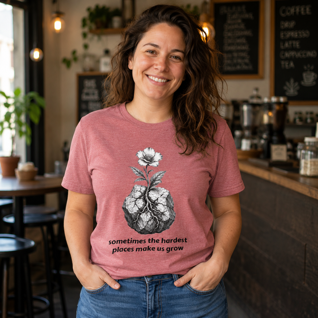 The Hardest Places Make Us Grow Women's T Shirt