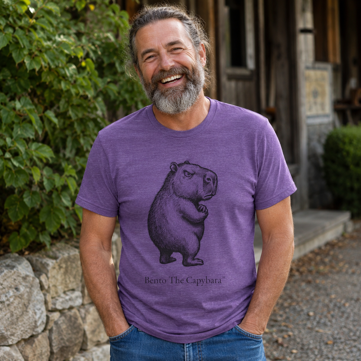 Bento The Capybara State of Mind - Men's T Shirt