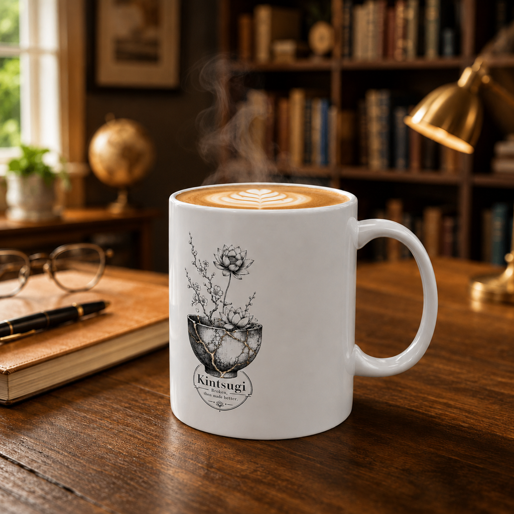 Kintsugi — The Crack Becomes the Light Ceramic Mug