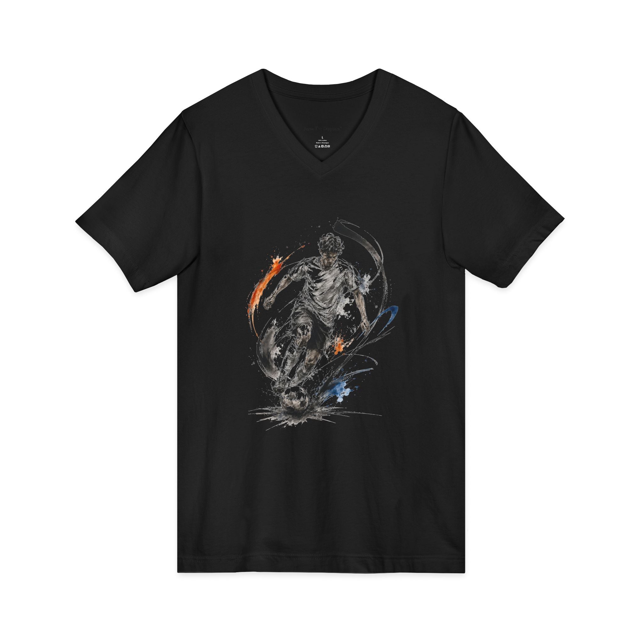 Chase the Ball Master Yourself Men's V-Neck T-Shirt