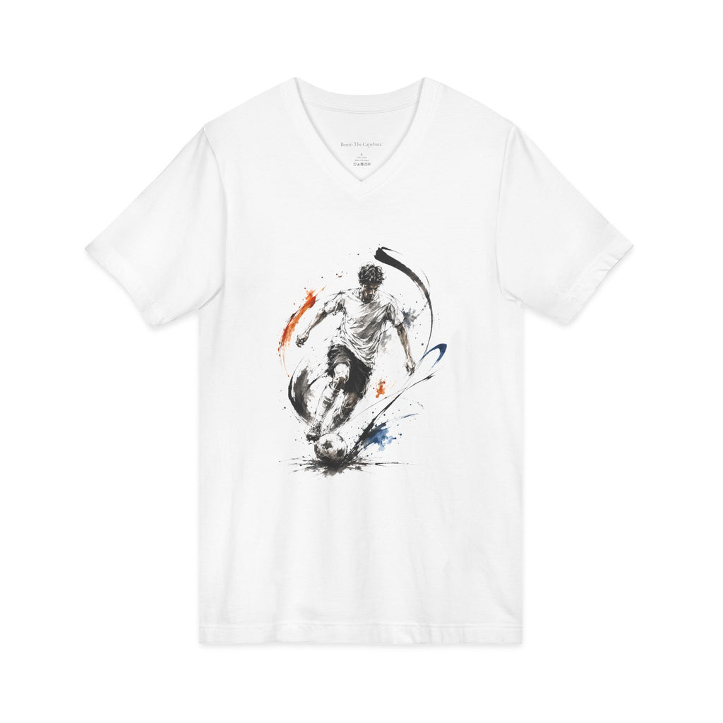 Chase the Ball Master Yourself Men's V-Neck T-Shirt