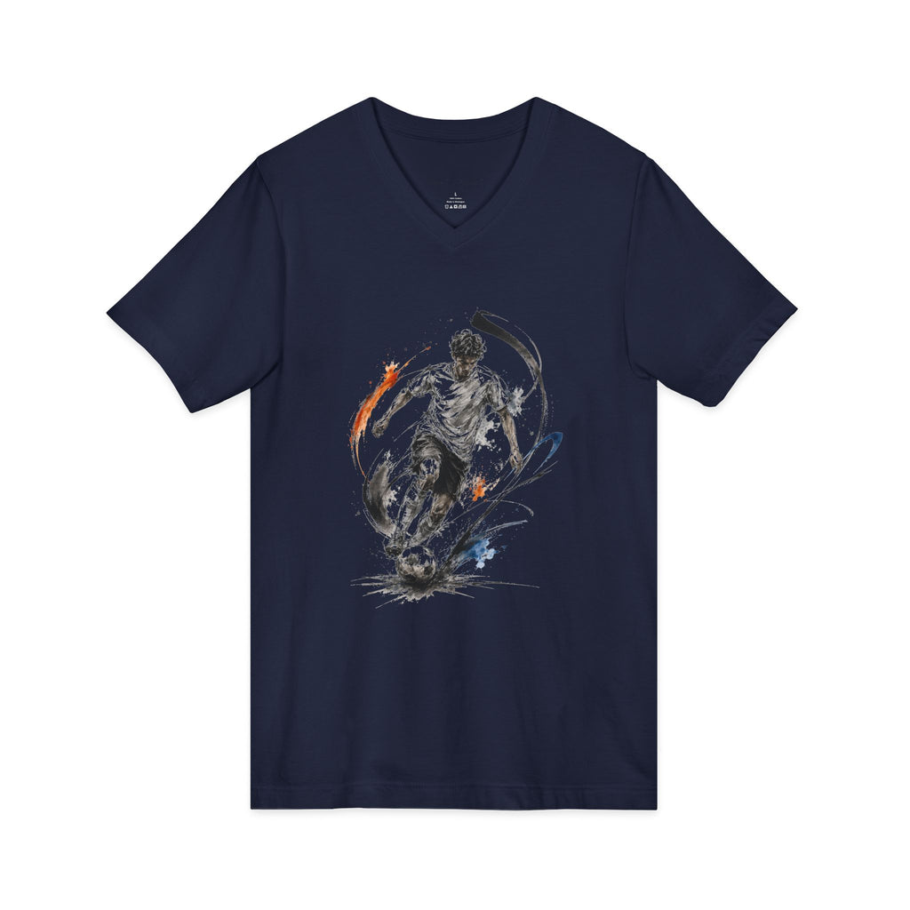 Chase the Ball Master Yourself Men's V-Neck T-Shirt