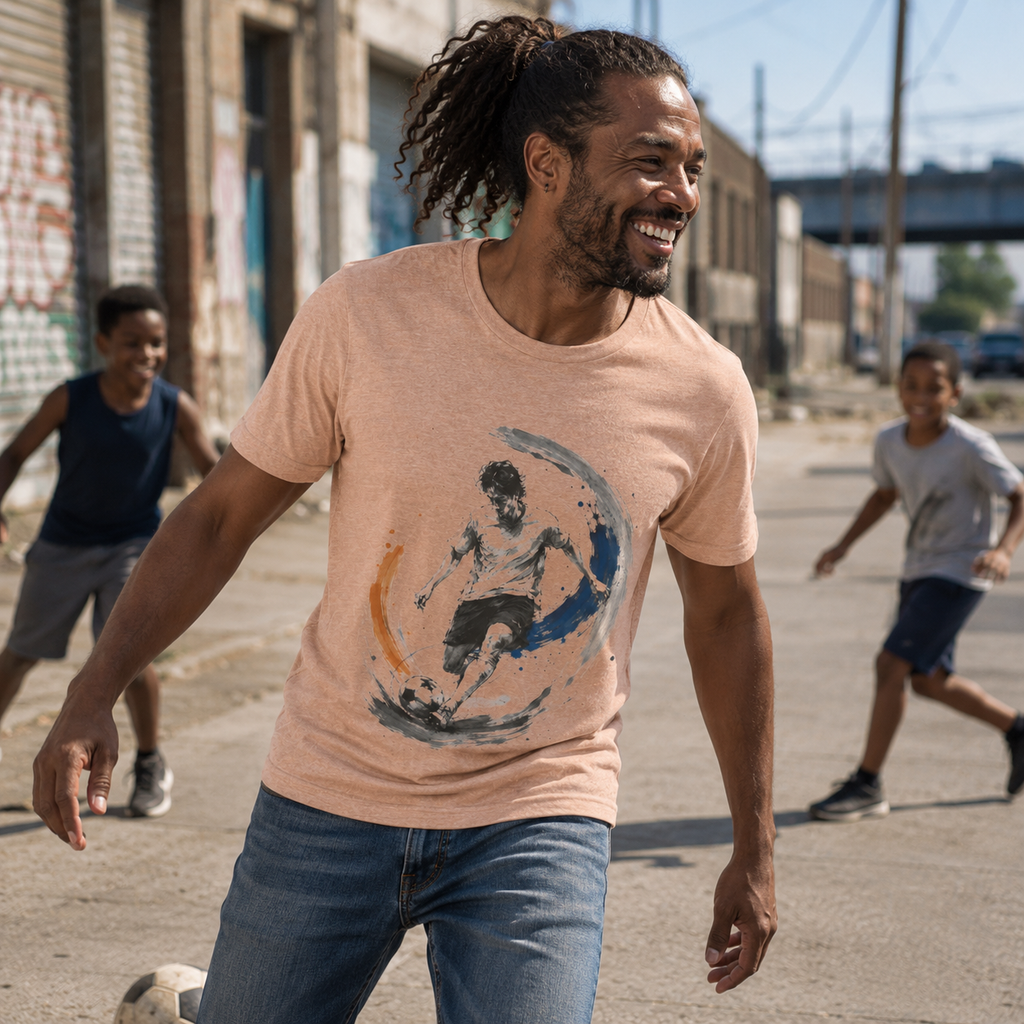 Chase the Ball Master Yourself Men's Round-Neck T-Shirt