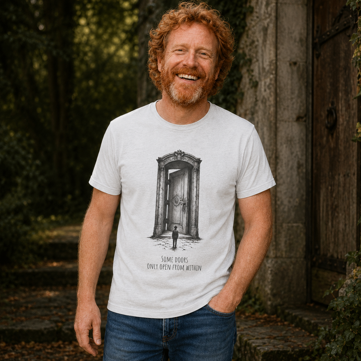 Some Doors Open From Within Unisex T-Shirt