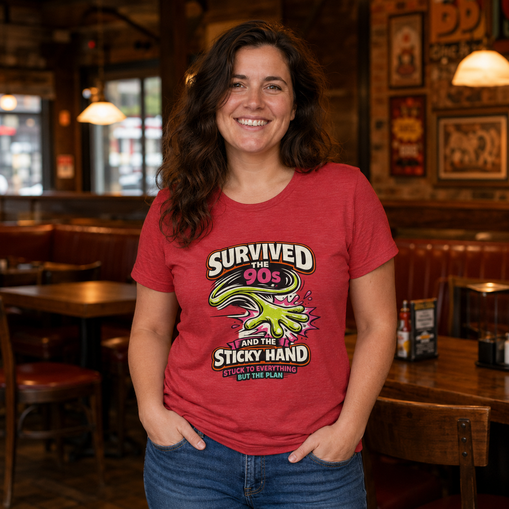 Survived the 90s Sticky Hand Unisex T-Shirt