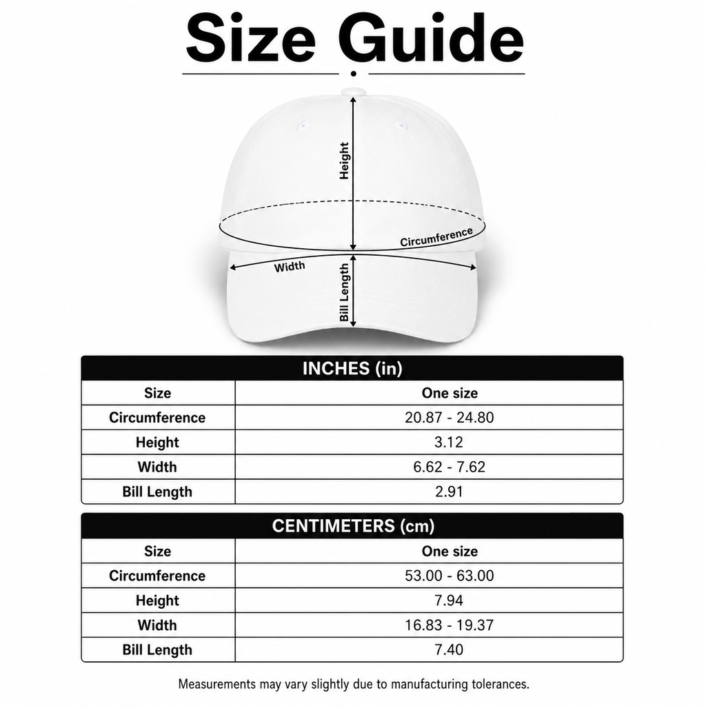 Unisex Classic Low-Profile Cotton Cap