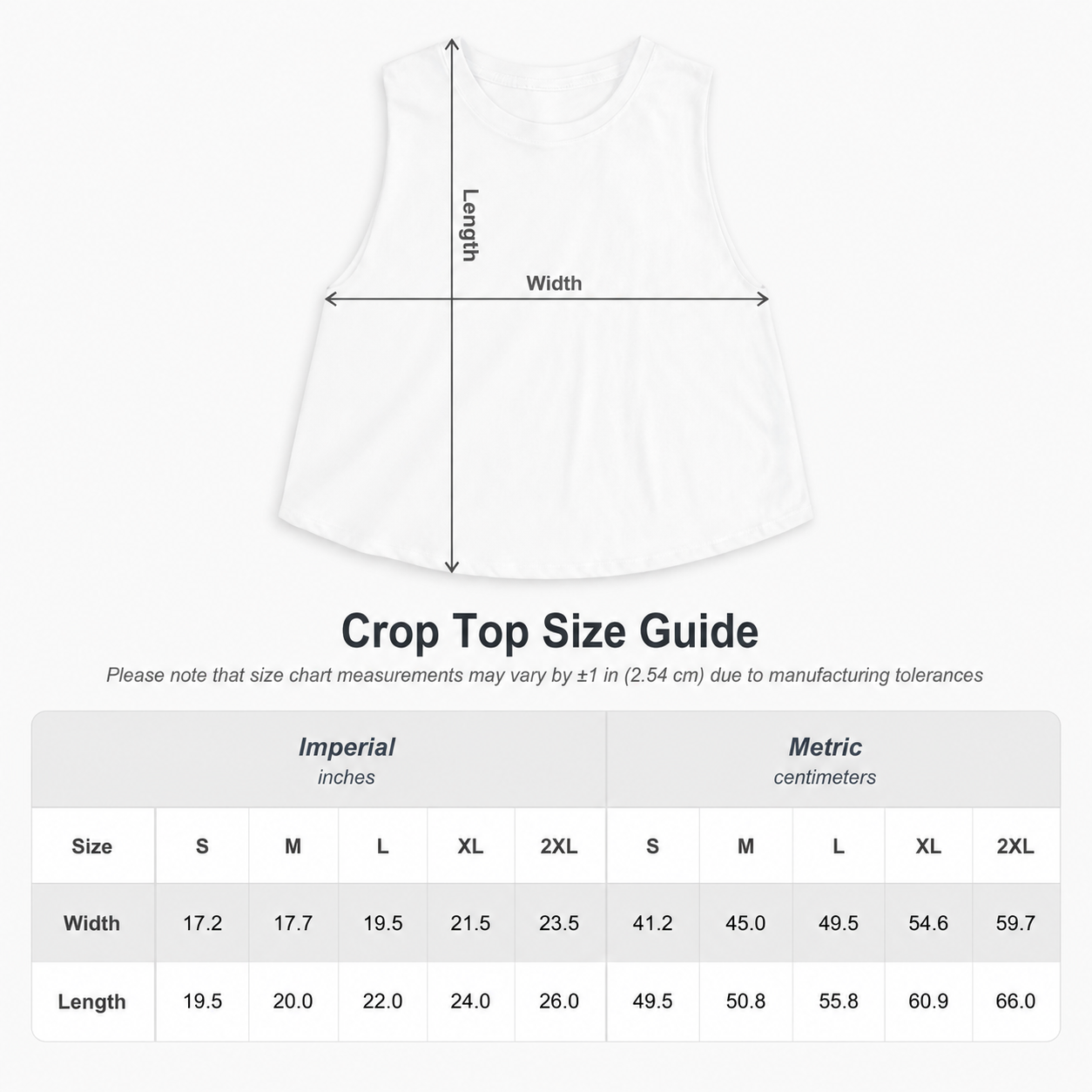 Let the Noise Pass Women’s Crop Top