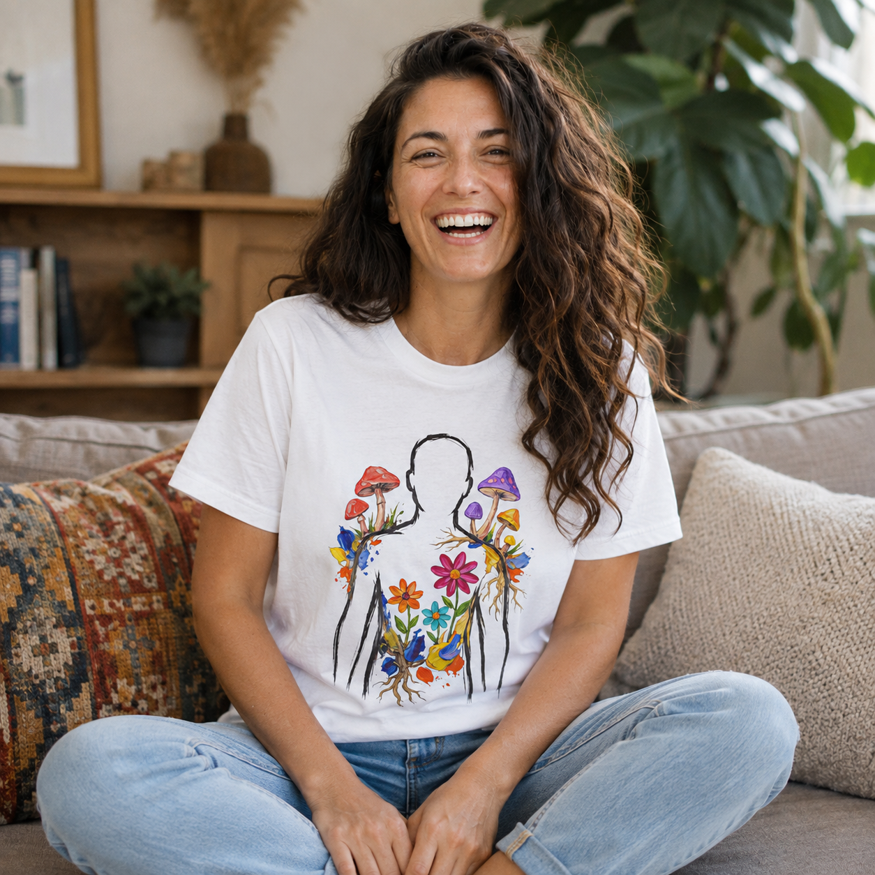 Bloom Within Round Neck UNISEX T-Shirt