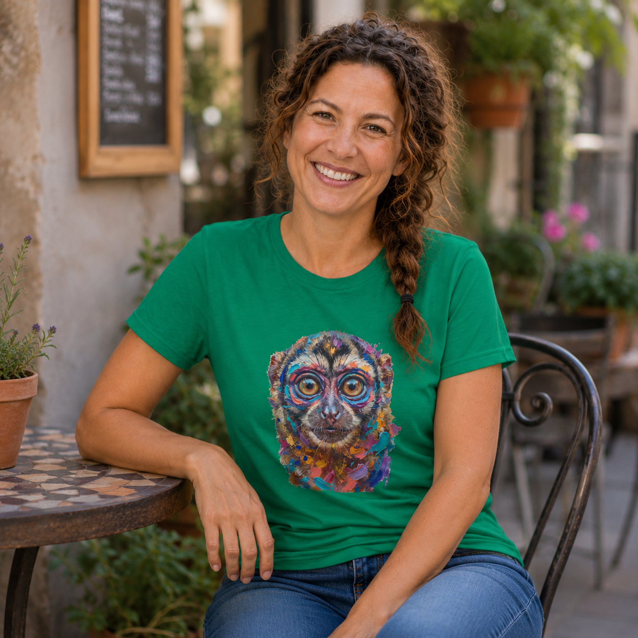 Owl Monkey After Dark UNISEX Tee